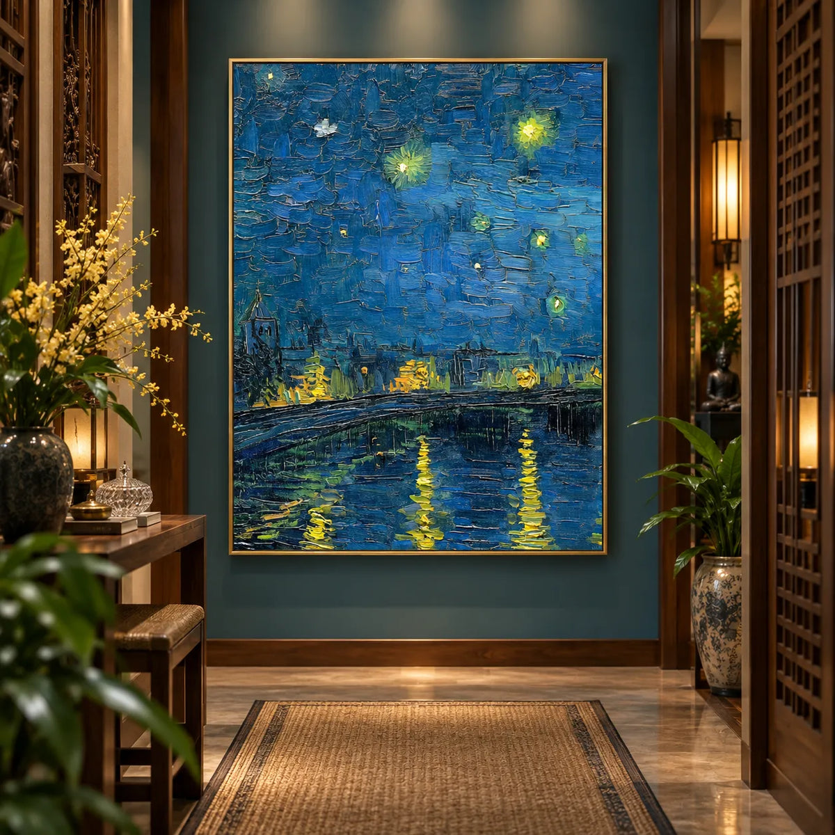Starry Reflections Over the Rhône