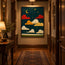 Whimsical Moonlit Sky – Colorful Cloud Wall Art