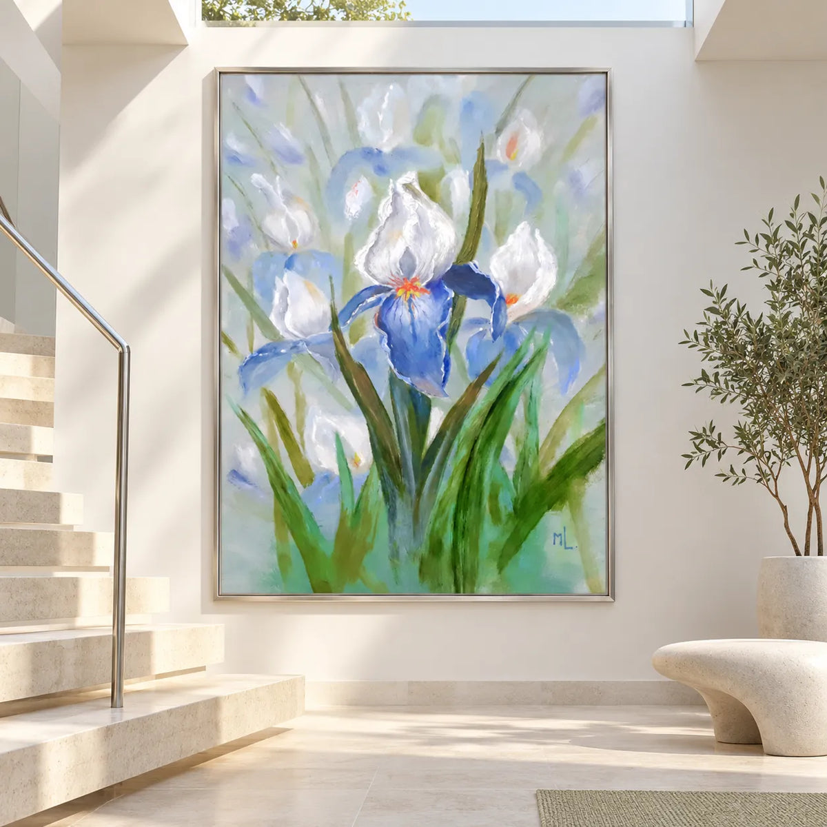 Blue Iris Garden