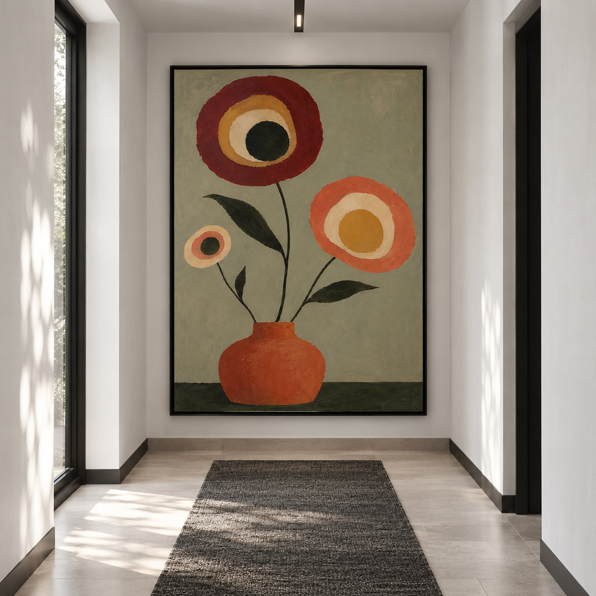 Retro Bloom in Terracotta