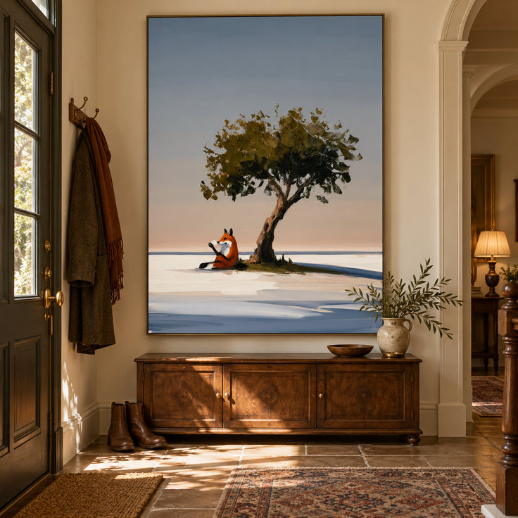 A Quiet Moment Beneath the Tree