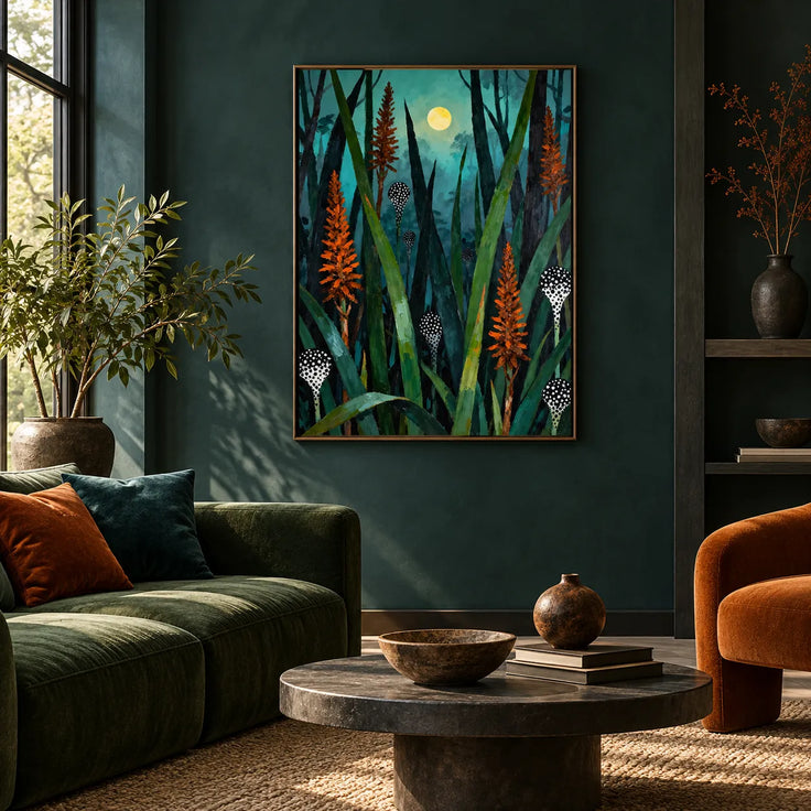 Moonlit Wild Garden