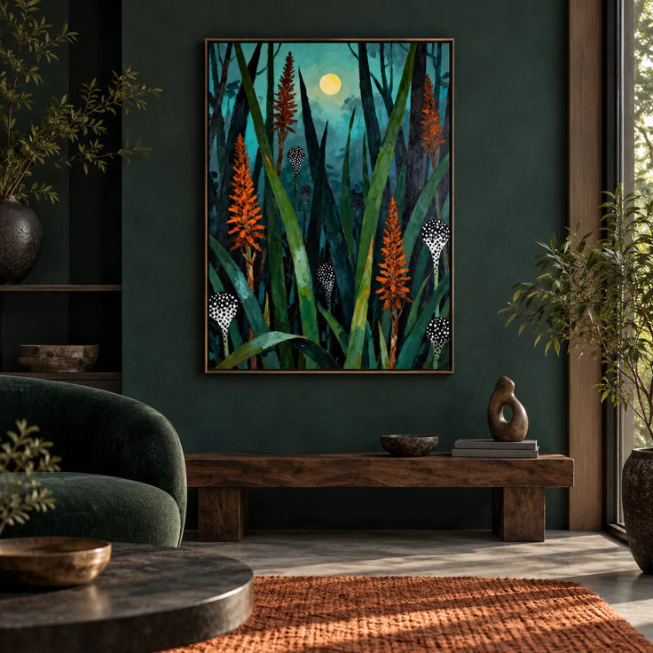 Moonlit Wild Garden