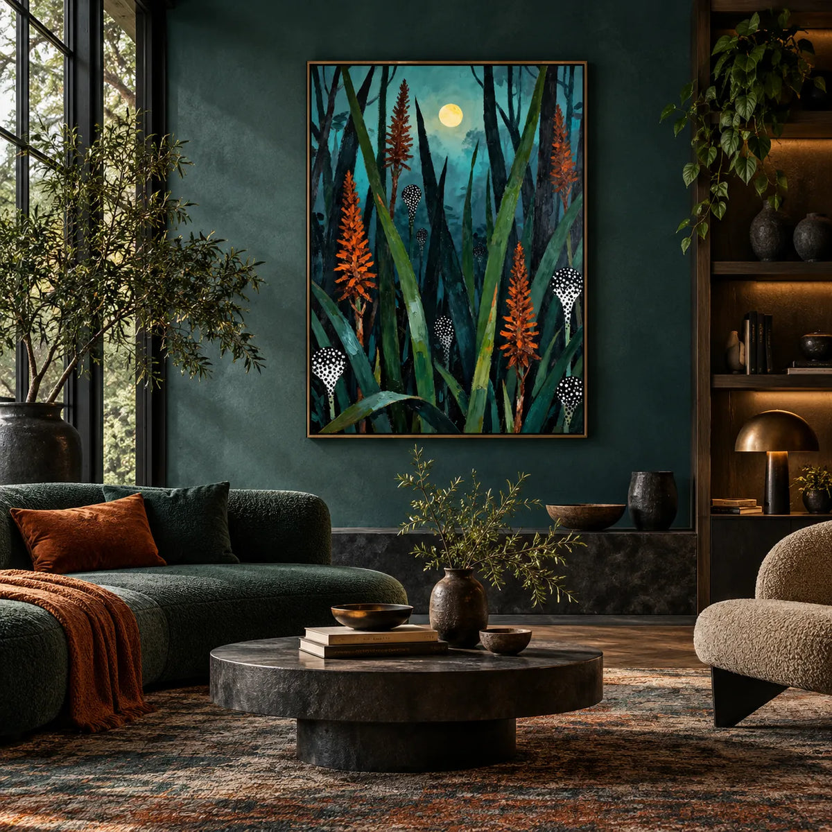 Moonlit Wild Garden