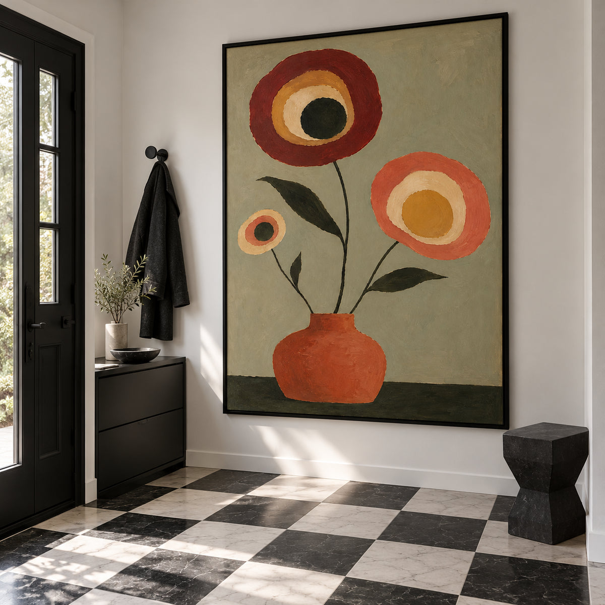 Retro Bloom in Terracotta