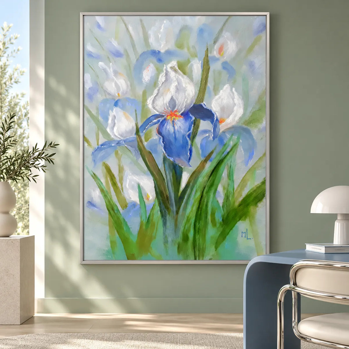 Blue Iris Garden