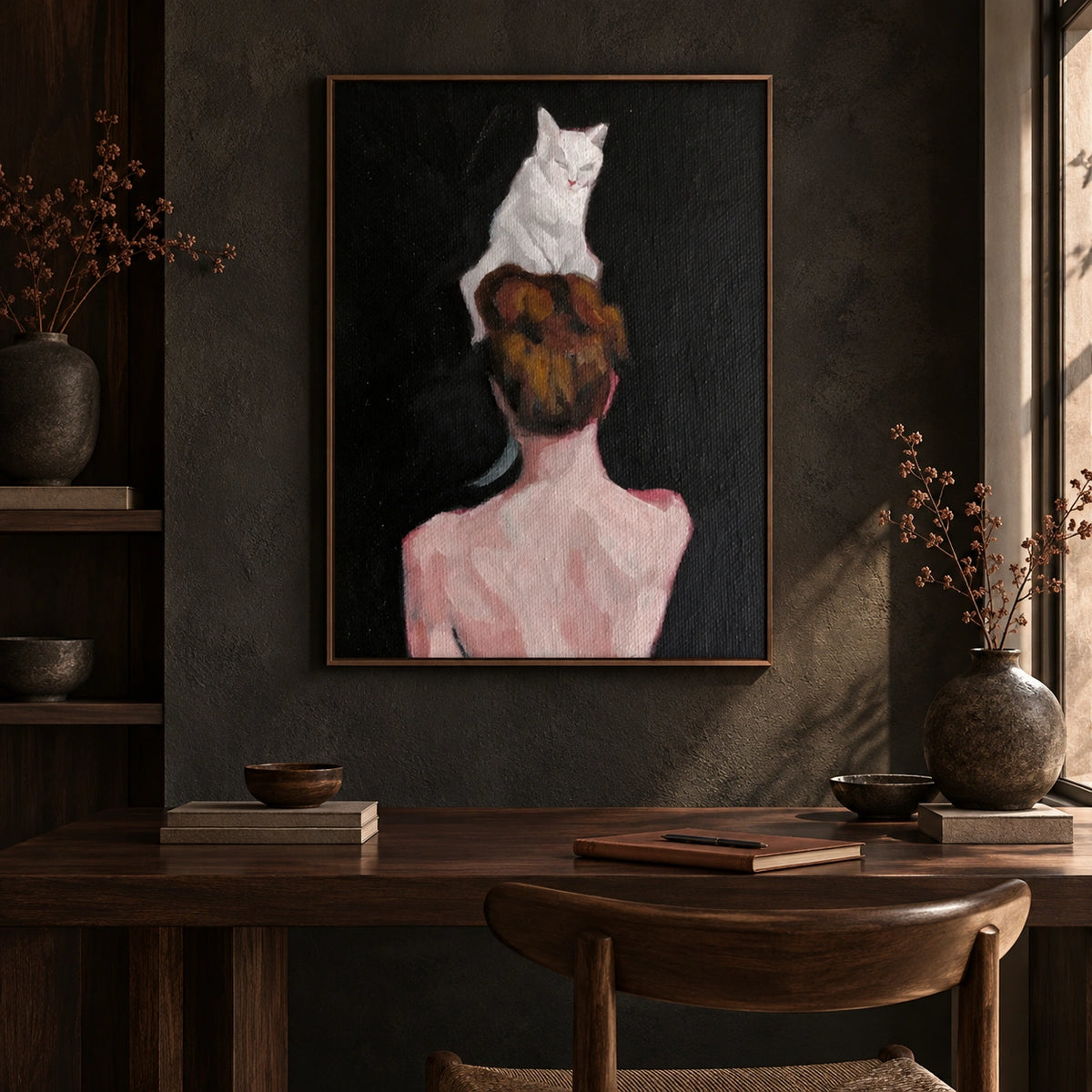 A Cat on Her Mind