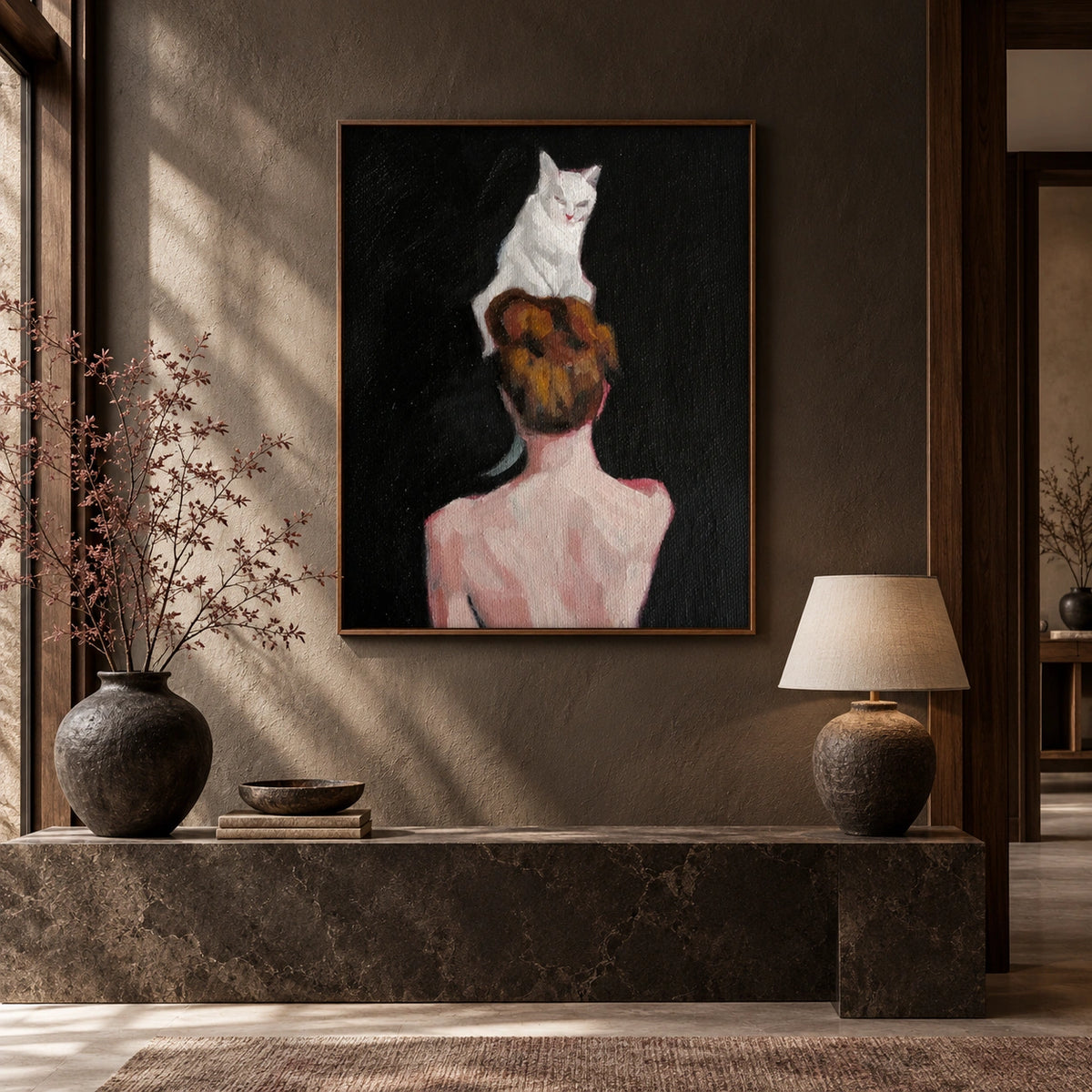 A Cat on Her Mind