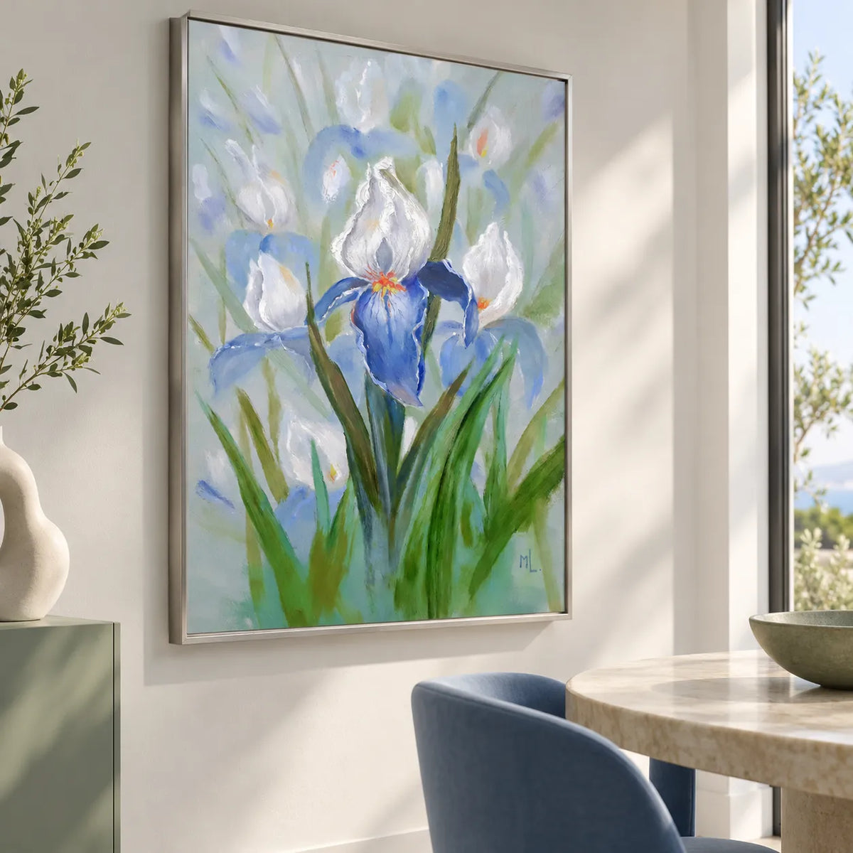 Blue Iris Garden