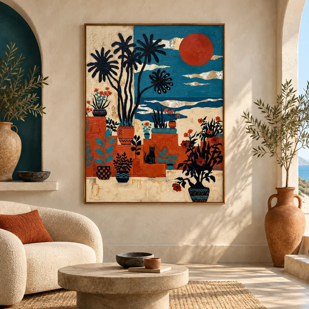 Terracotta Sunset Garden