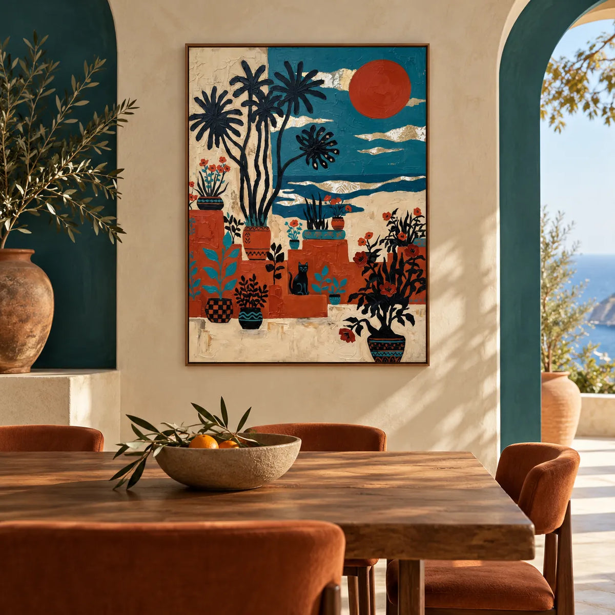 Terracotta Sunset Garden