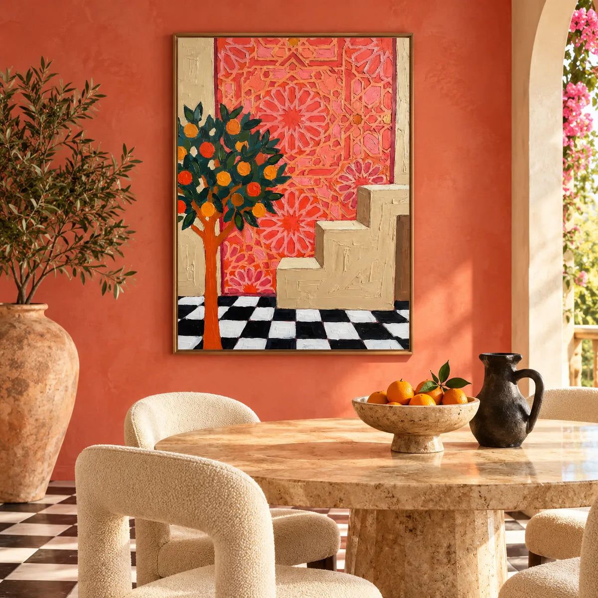 Citrus & Coral Dreams