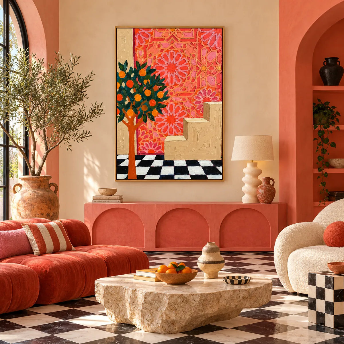 Citrus & Coral Dreams