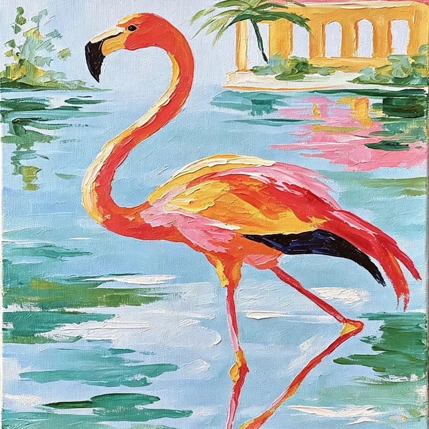 Tropical Flamingo Lagoon