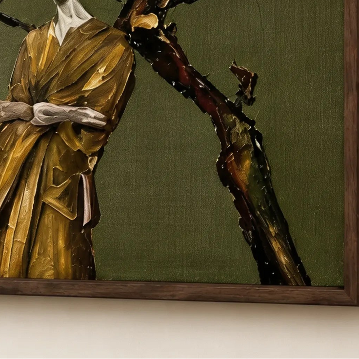 Golden Muse Among the Branches Gallery Wall (Including 4 Piece)