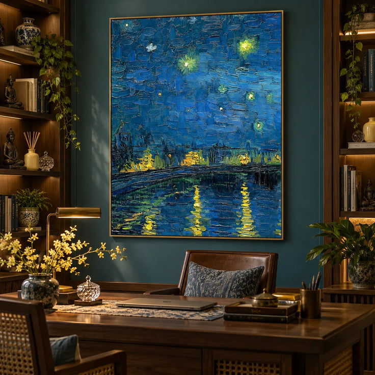 Starry Reflections Over the Rhône