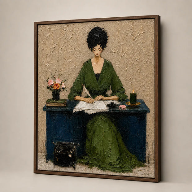 Quiet Writer Portrait