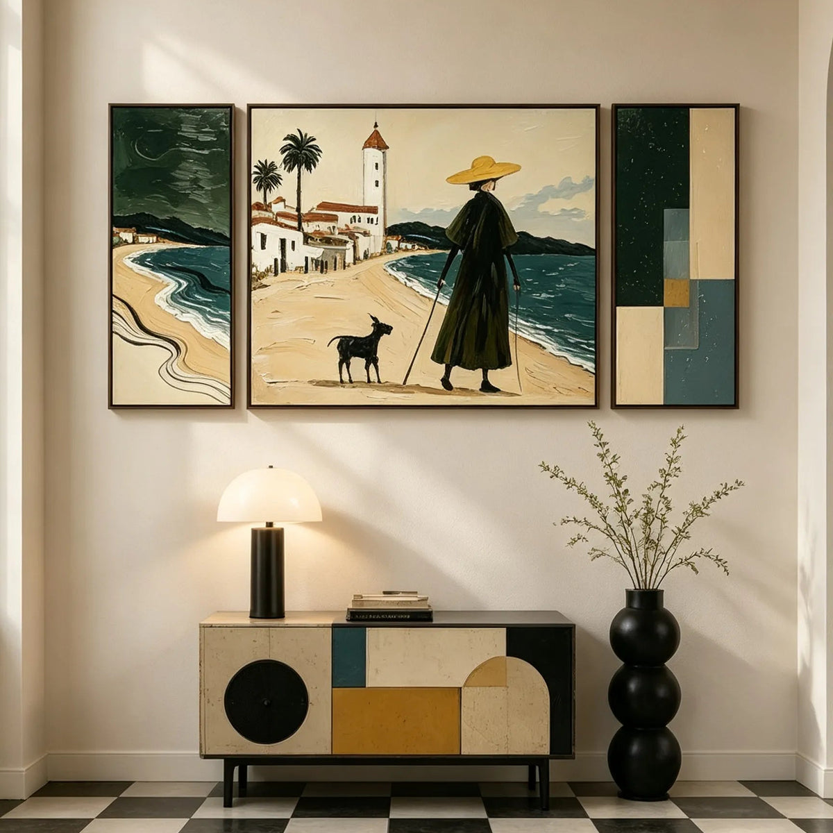 Coastal Stroll Gallery Wall (Including 3 Piece)