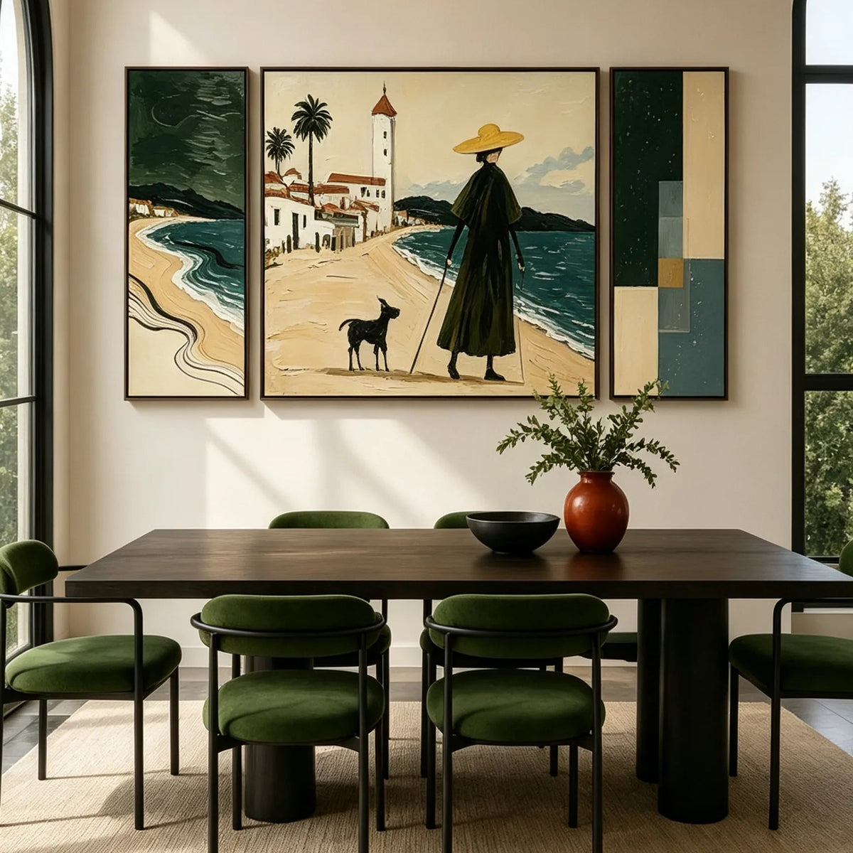 Coastal Stroll Gallery Wall (Including 3 Piece)