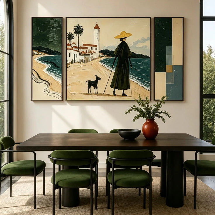 Coastal Stroll Gallery Wall (Including 3 Piece)