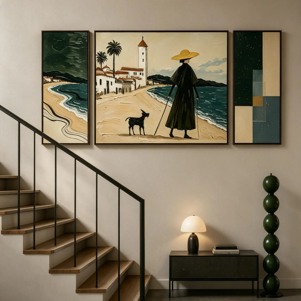 Coastal Stroll Gallery Wall (Including 3 Piece)