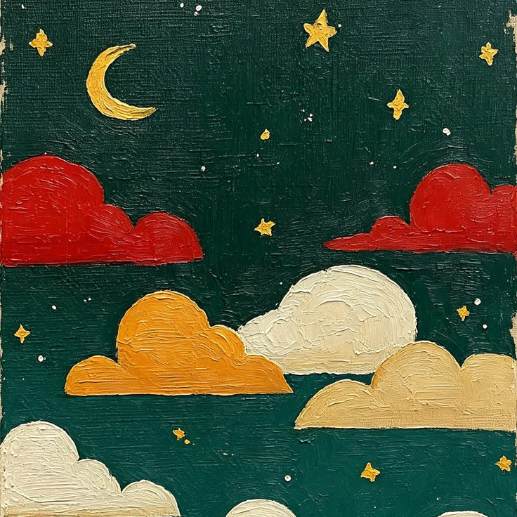 Celestial Cloudscape Night