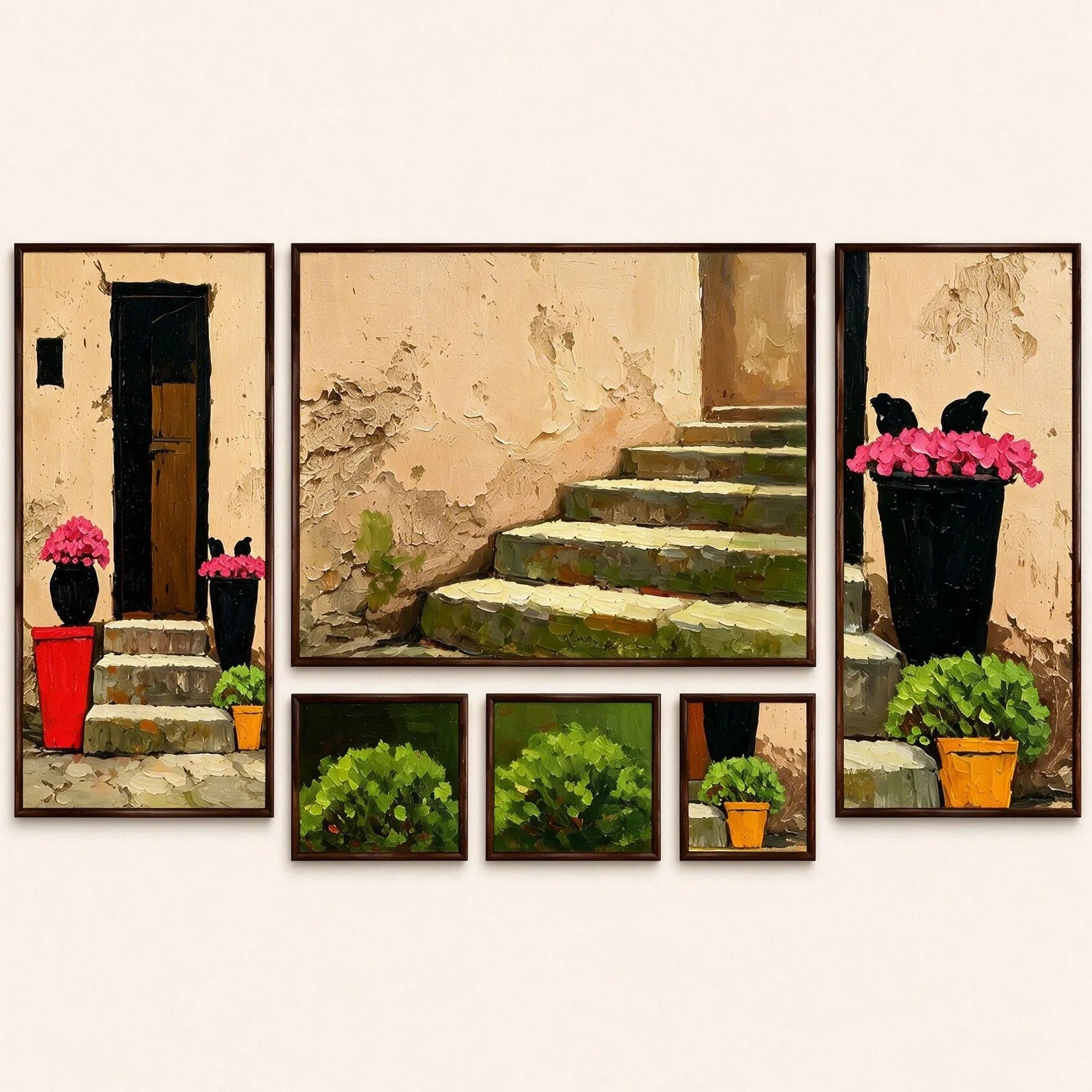 Mediterranean Courtyard Gallery Wall (Including 6 Piece)