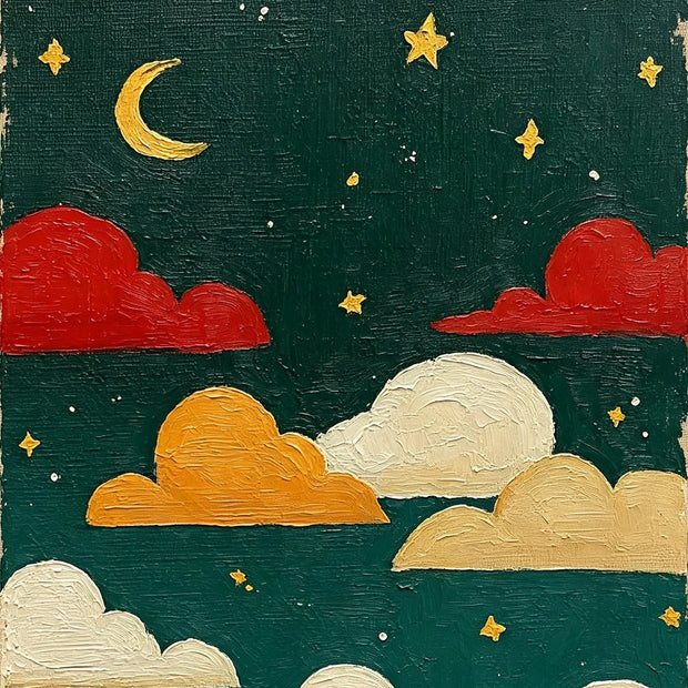 Celestial Cloudscape Night