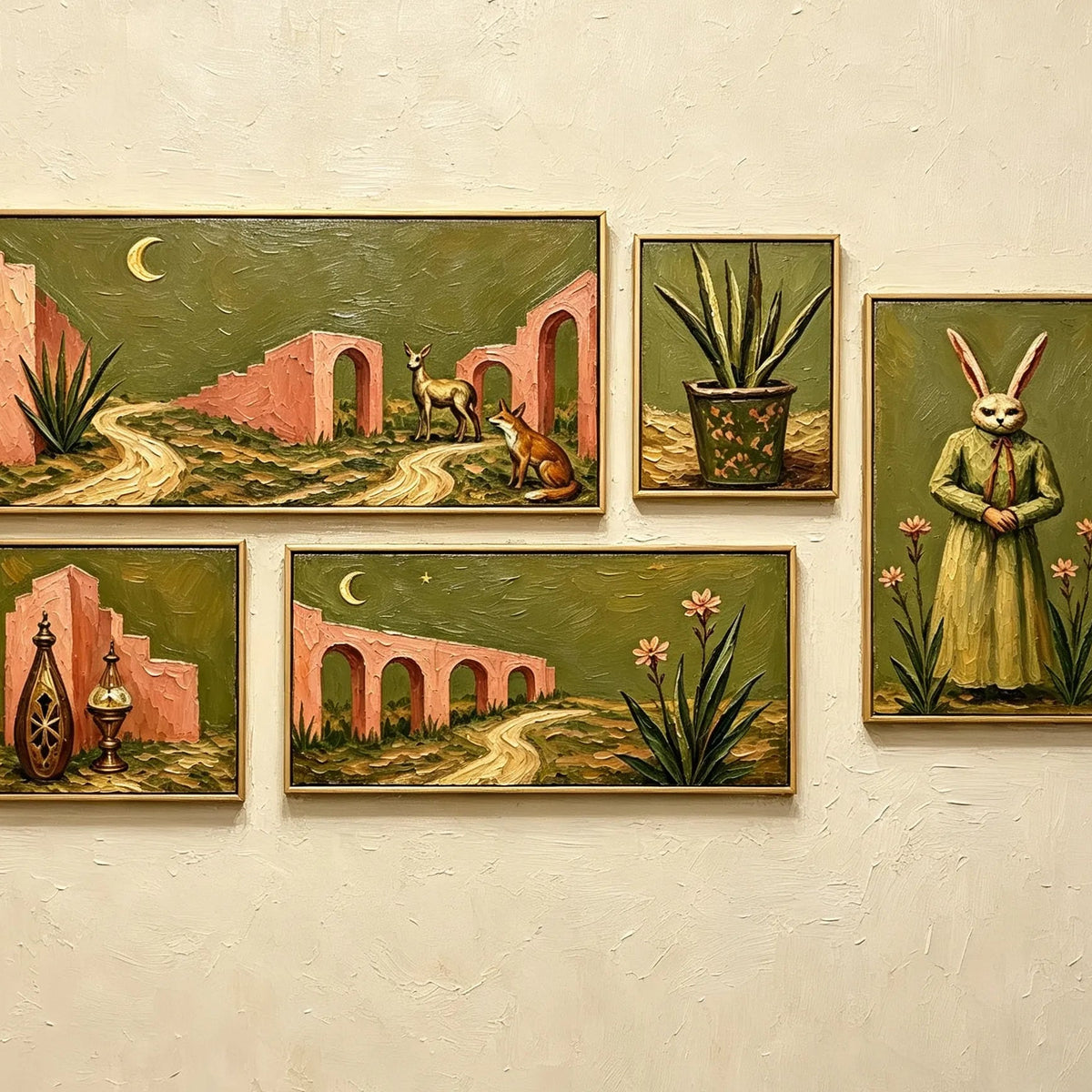Moonlit Desert Tales Gallery Wall (Including 5 Piece)