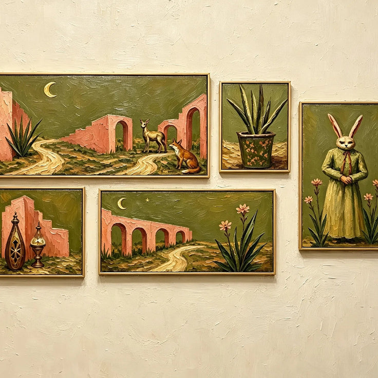 Moonlit Desert Tales Gallery Wall (Including 5 Piece)