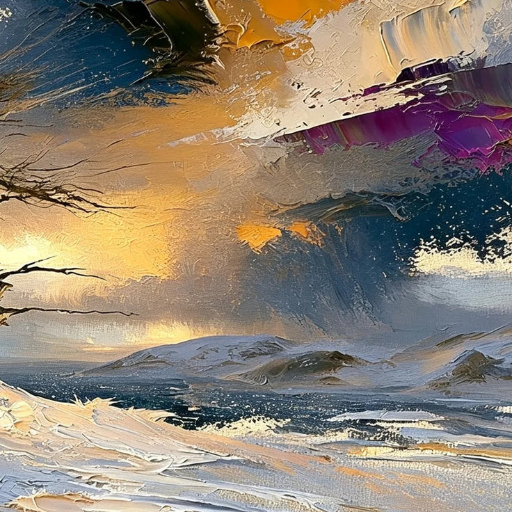 Winter Solitude Landscape