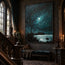 Moonlit Ocean – Moody Teal Impressionist Painting