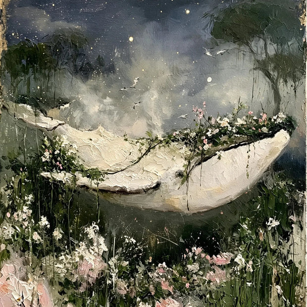 Moonlit Bloom Whale