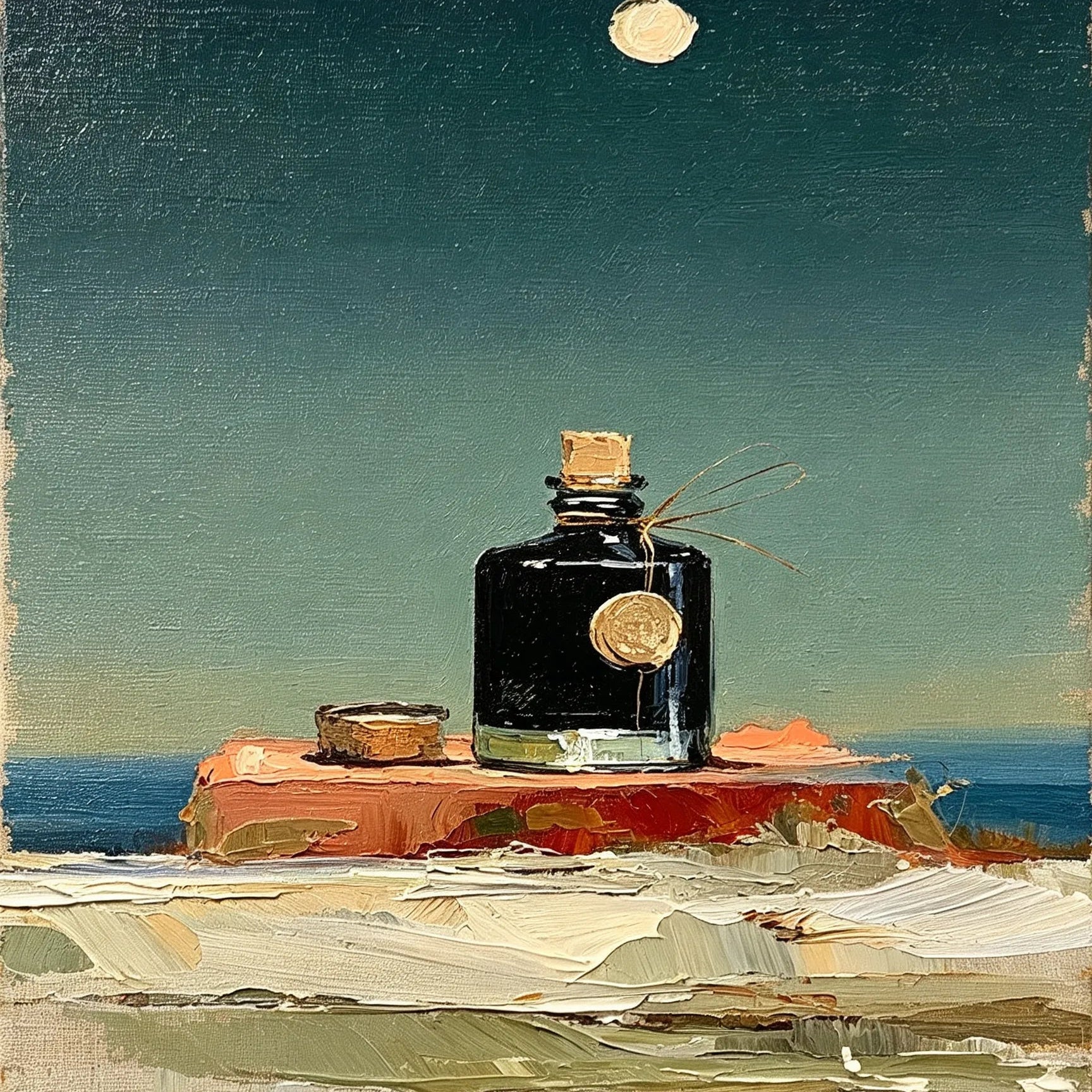 Moonlit Vessel Coastal