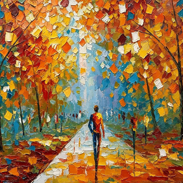 Golden Autumn Path