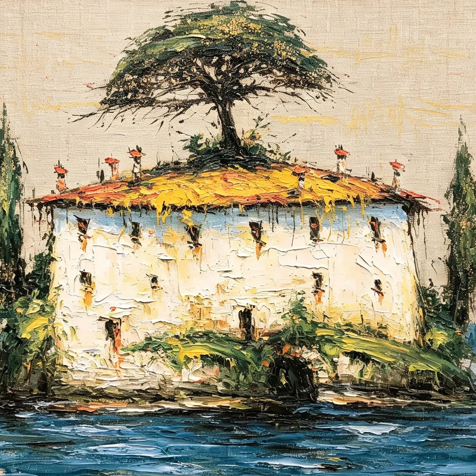 Lakeside Island Villa