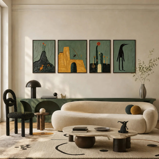 Mythic Wanderers Gallery Wall (Including 4 Piece)