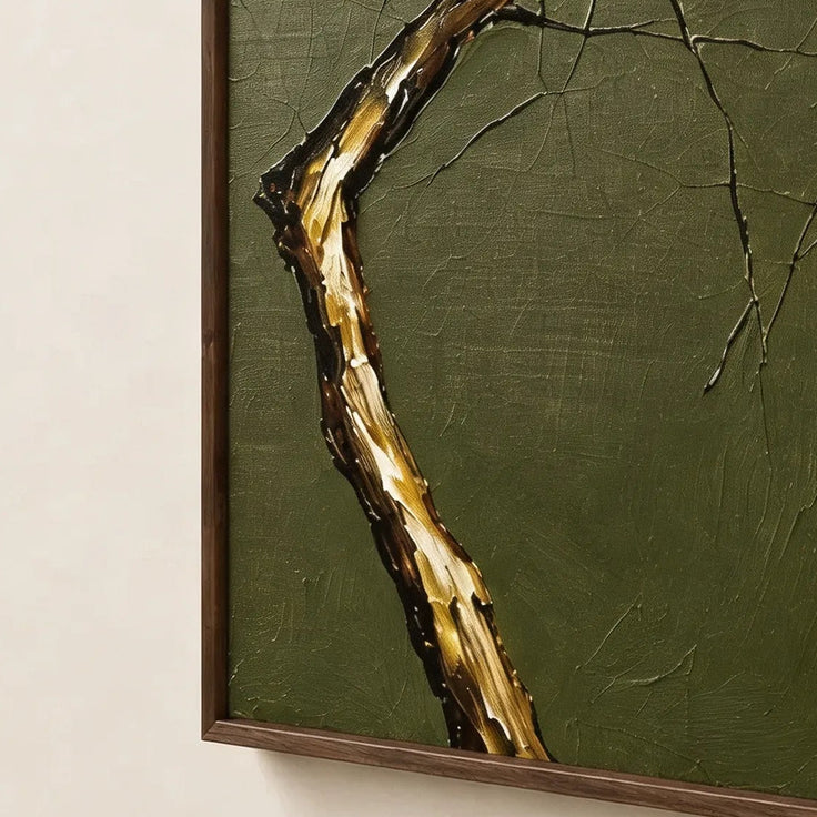 Golden Muse Among the Branches Gallery Wall (Including 4 Piece)