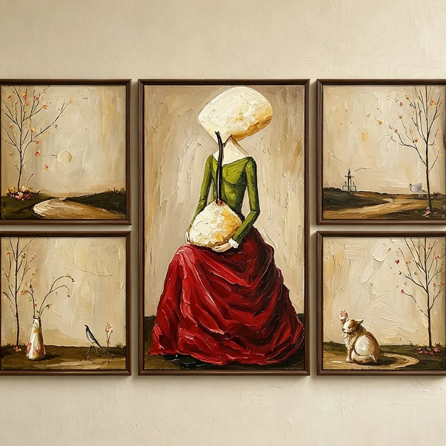 The Quiet Offering Gallery Wall (Including 5 Piece)