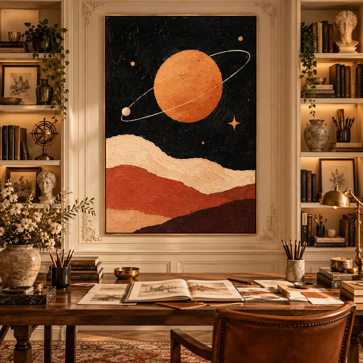 Saturn’s Golden Reverie