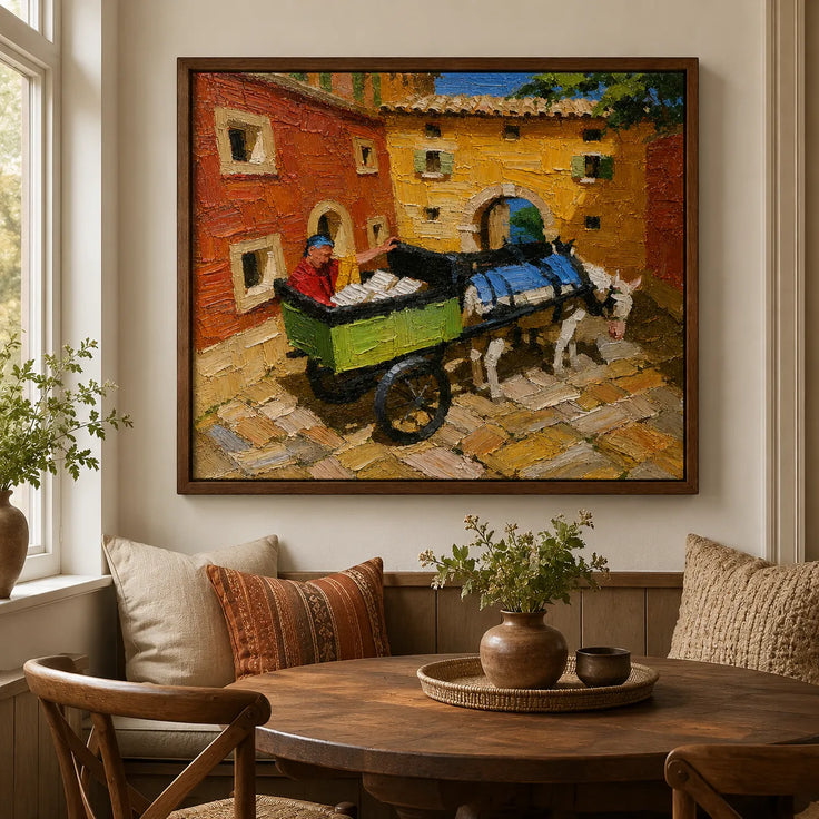 Sunlit Village Cart