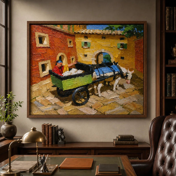 Sunlit Village Cart