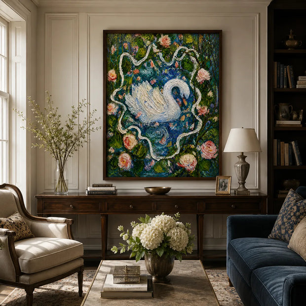 Swan in Bloom