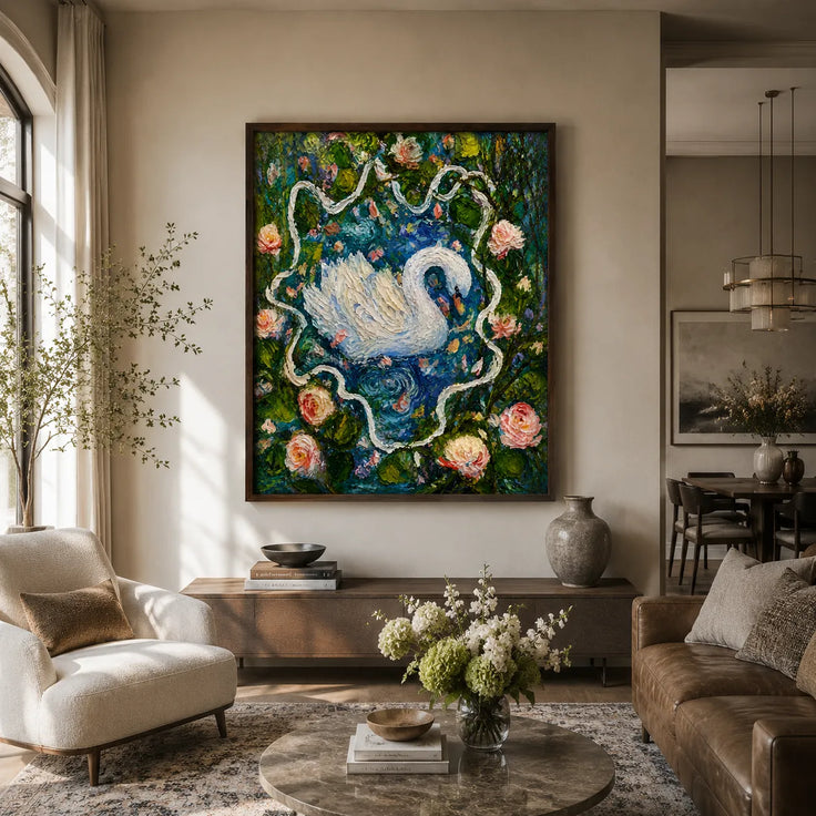 Swan in Bloom