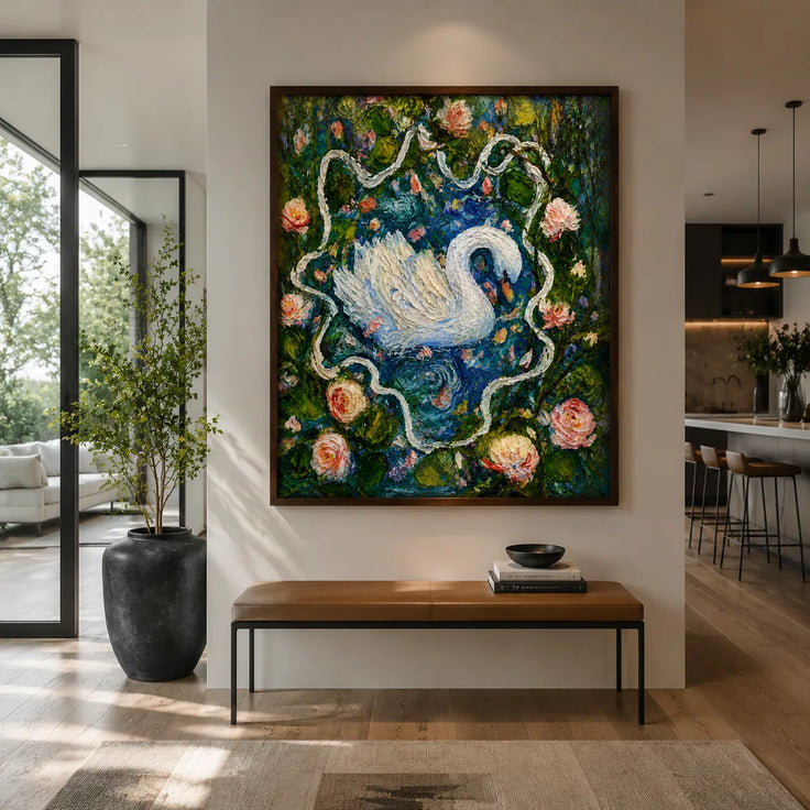 Swan in Bloom