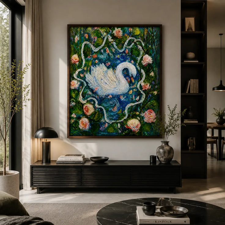 Swan in Bloom