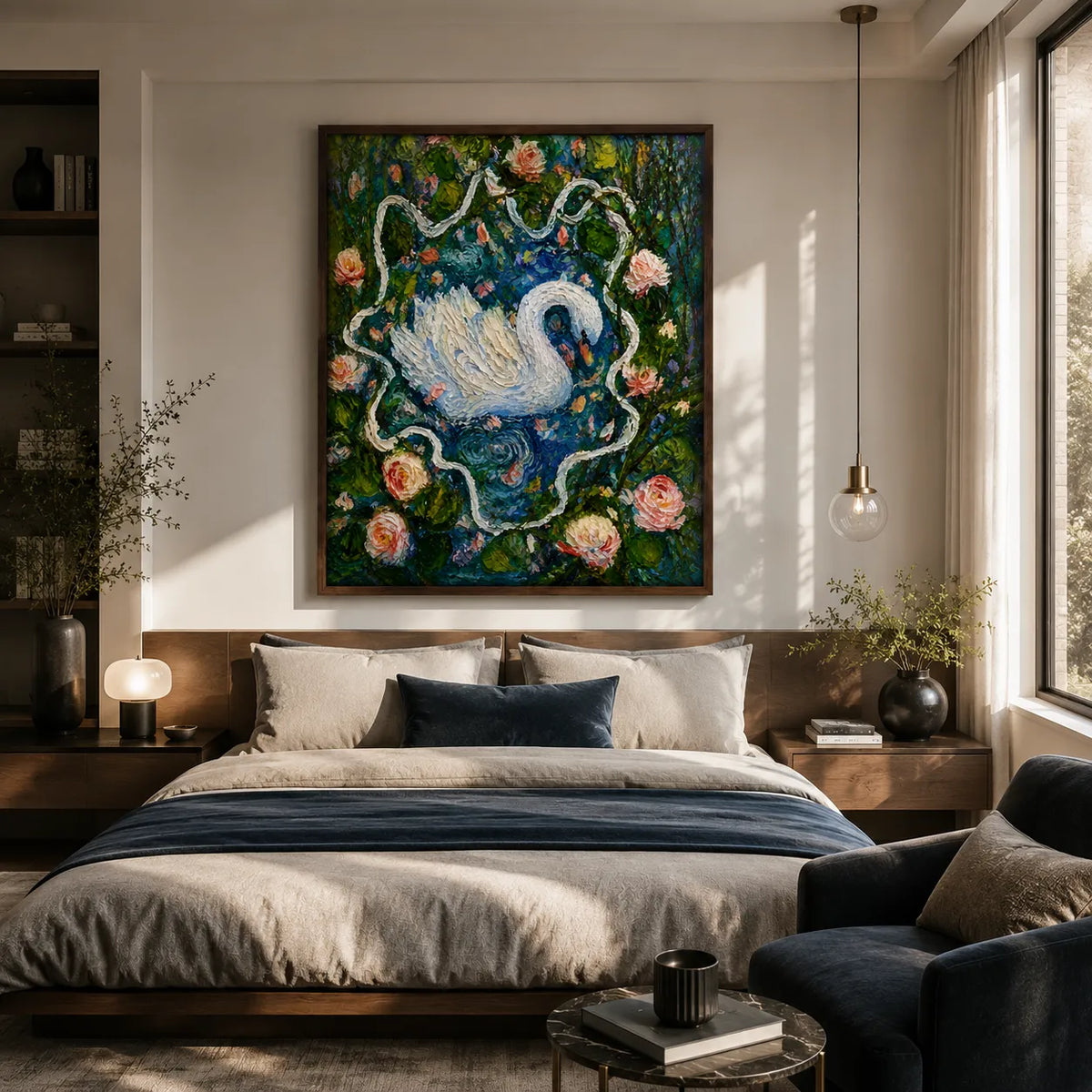 Swan in Bloom