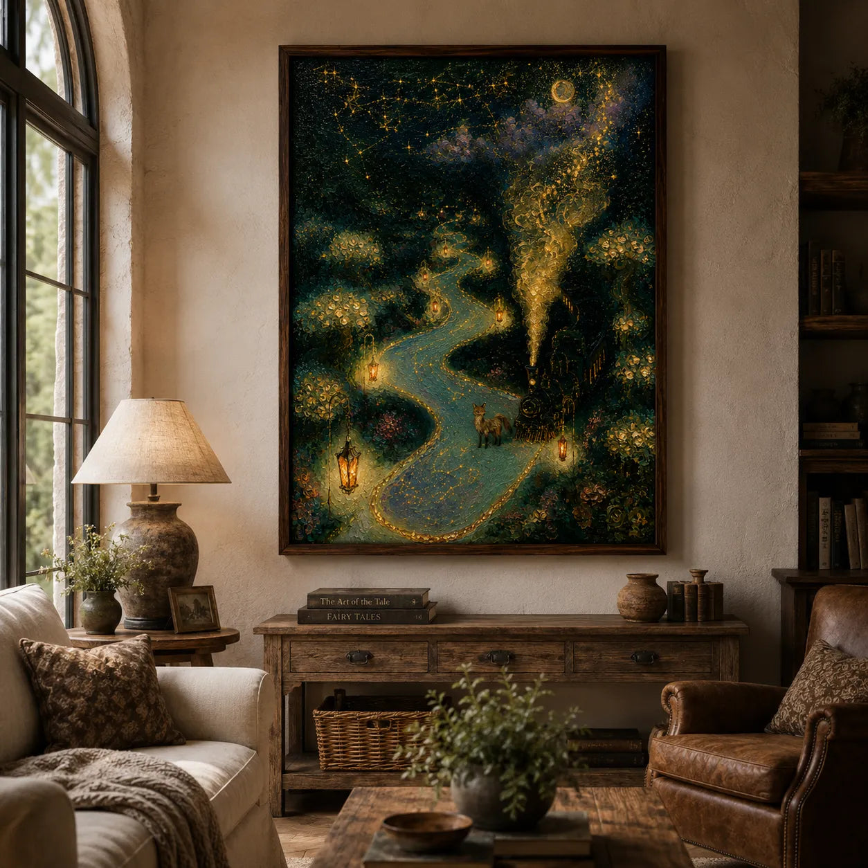 Enchanted Moonlit Forest