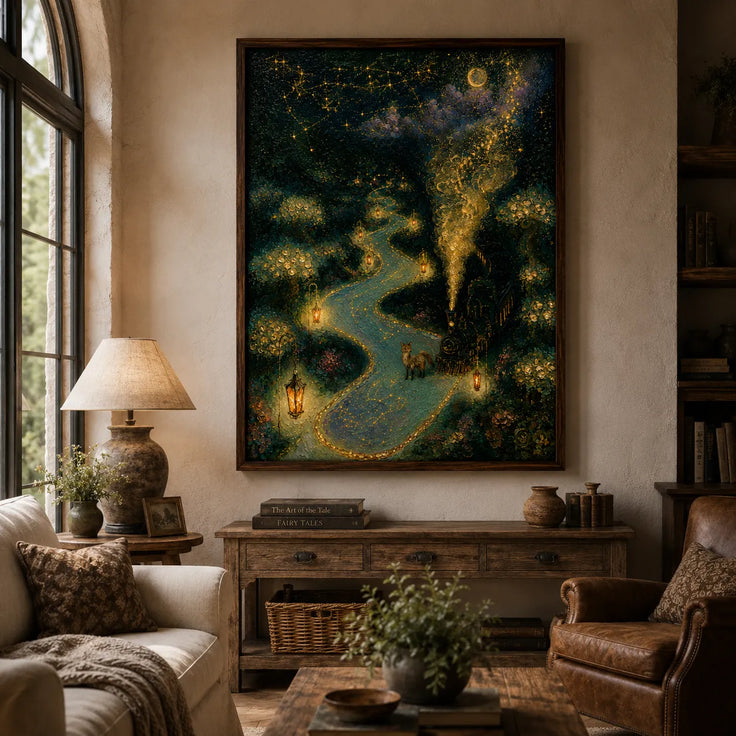 Enchanted Moonlit Forest