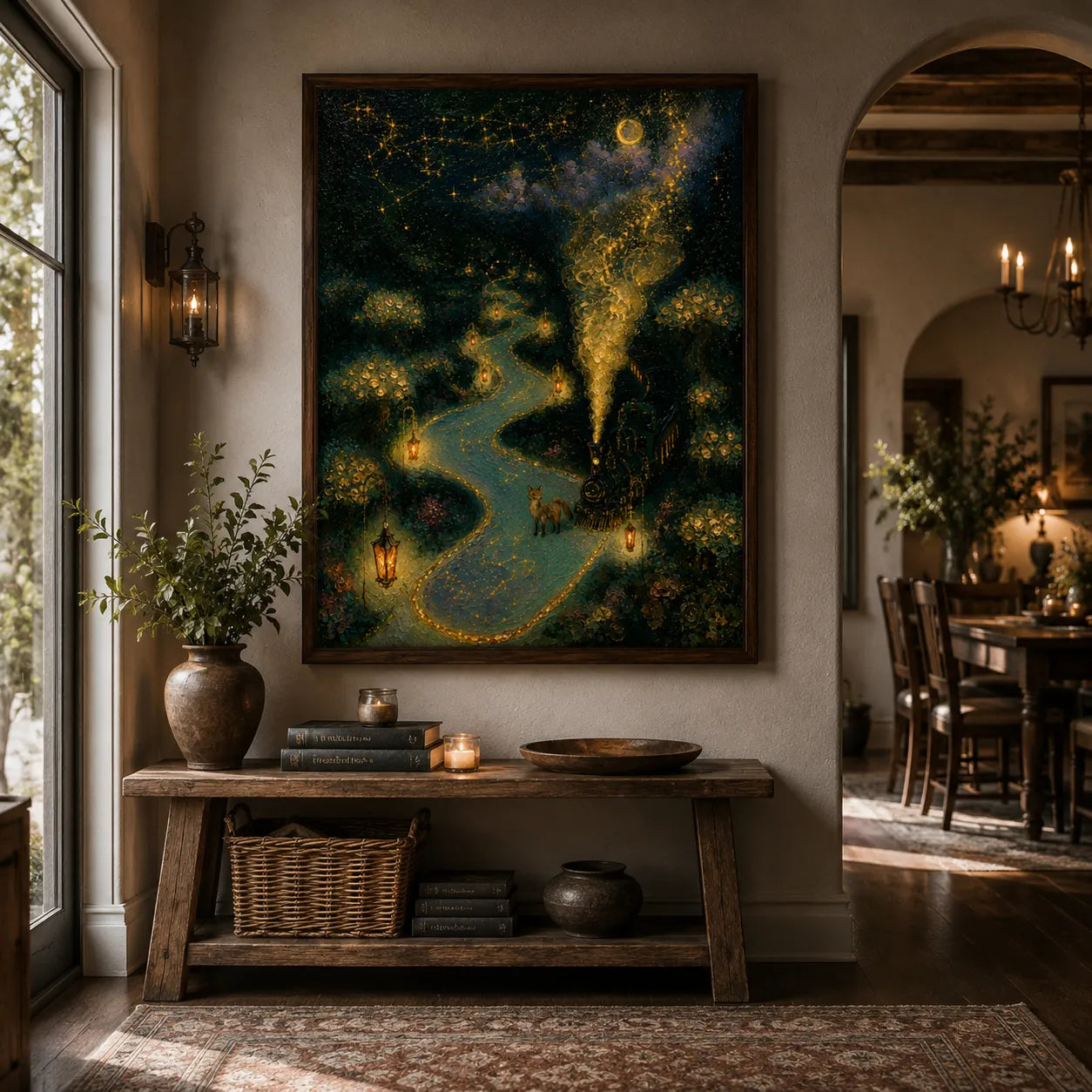 Enchanted Moonlit Forest